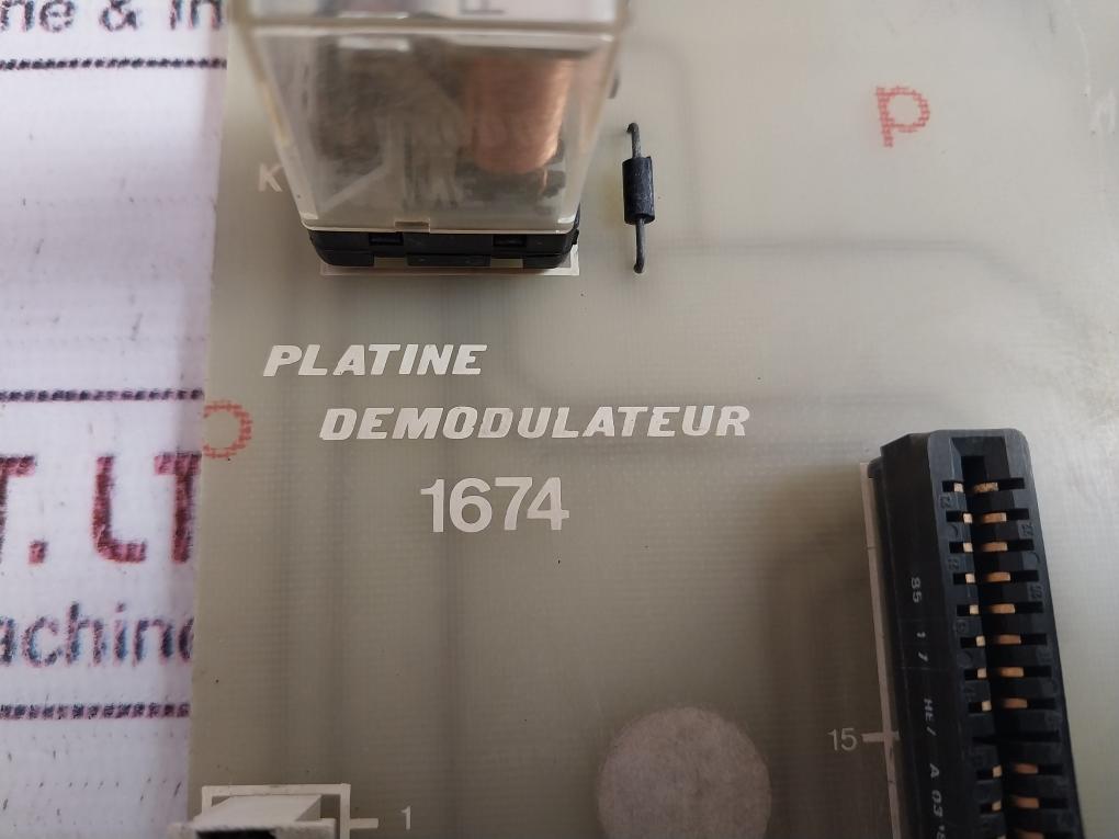 1674 Platine Demodulateur Printed Circuit Board
