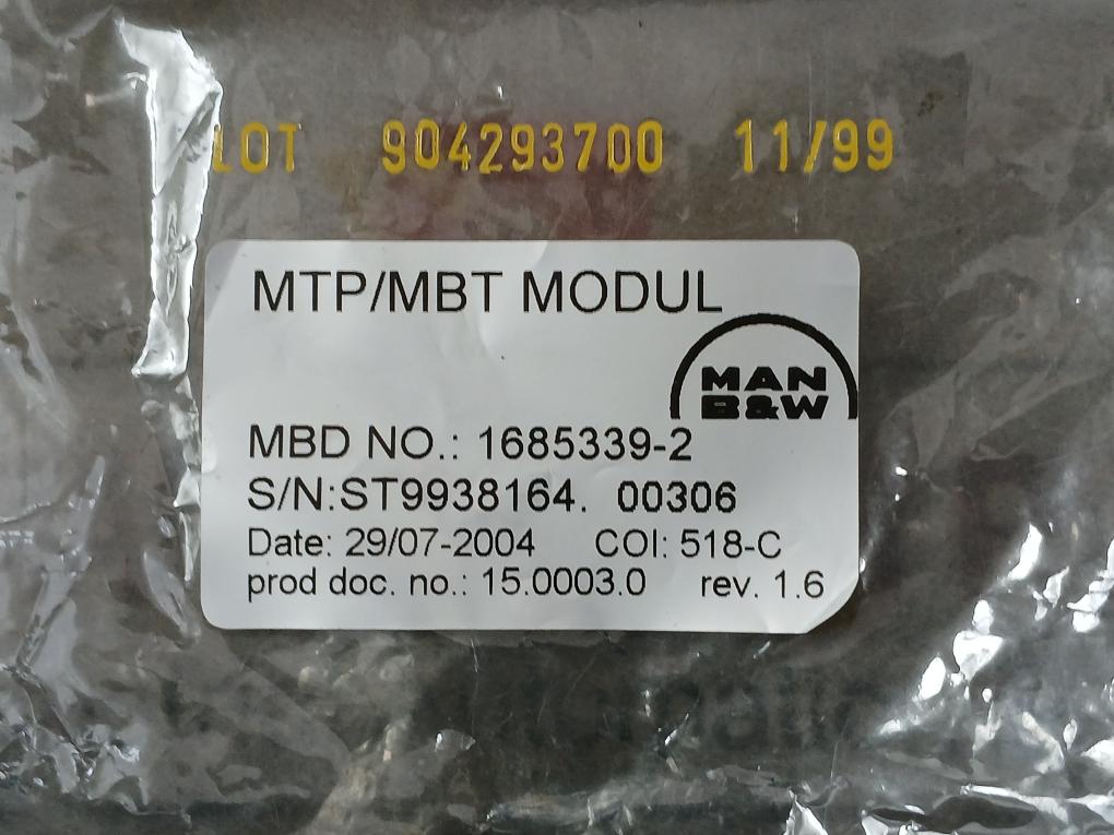 1685339-2 Mtp/Mbt Module Man B&W