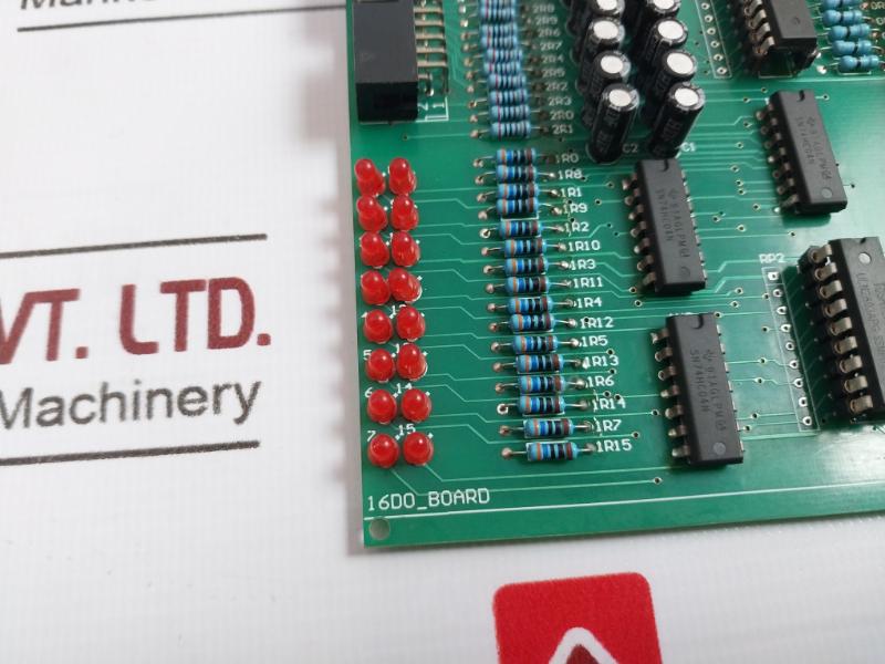 16Do-Board Digital Output Module With Erni Connector- High quality Pcb