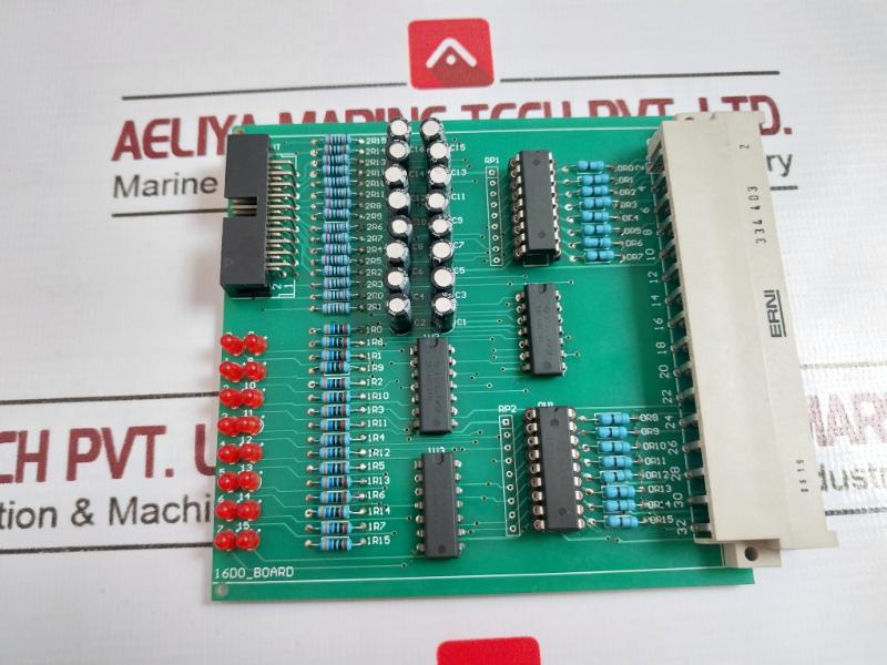 16Do-Board Digital Output Module With Erni Connector- High quality Pcb