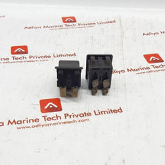 Lot Of 2X Ove C1450At Black Plastic On Off Rocker Switch