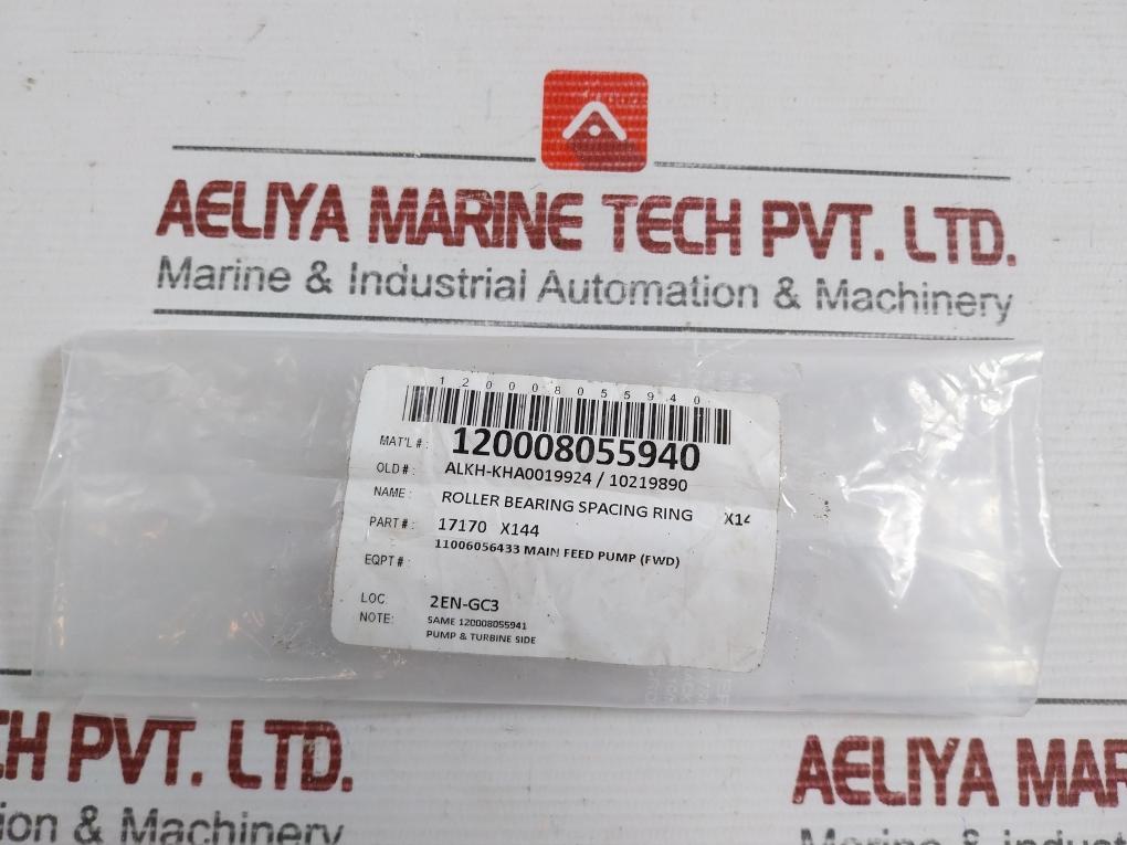 Roller Bearing Spacing Ring For Main Feed Pump (Fwd) 17170 X144