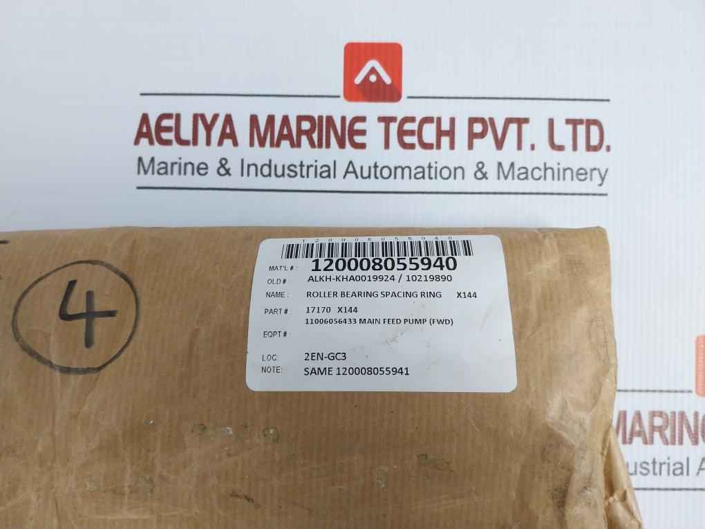 17170 X144 Roller Bearing Spacing Ring With New Condition