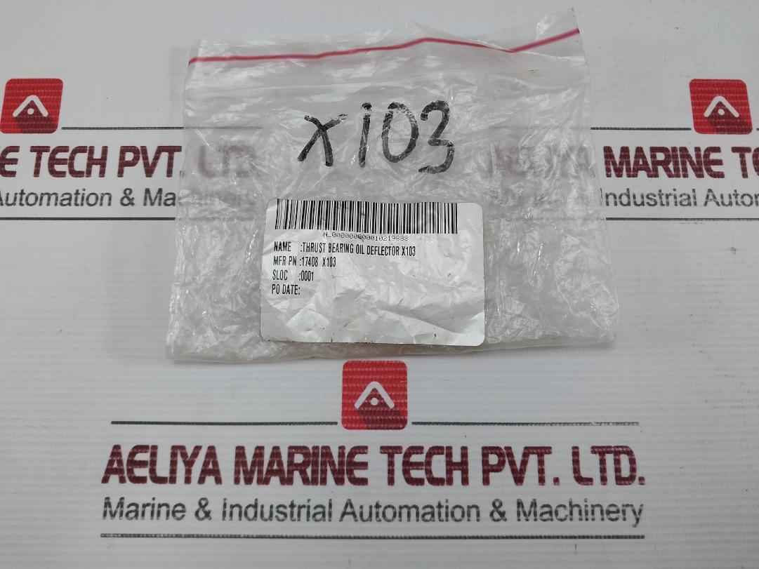17408 X103 Thrust Bearing Oil Deflector Coffin 300 Gm