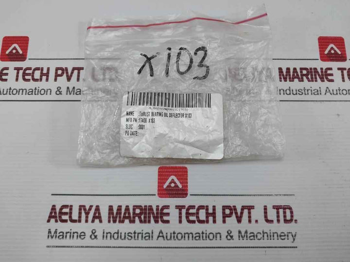 17408 X103 Thrust Bearing Oil Deflector Coffin 300 Gm