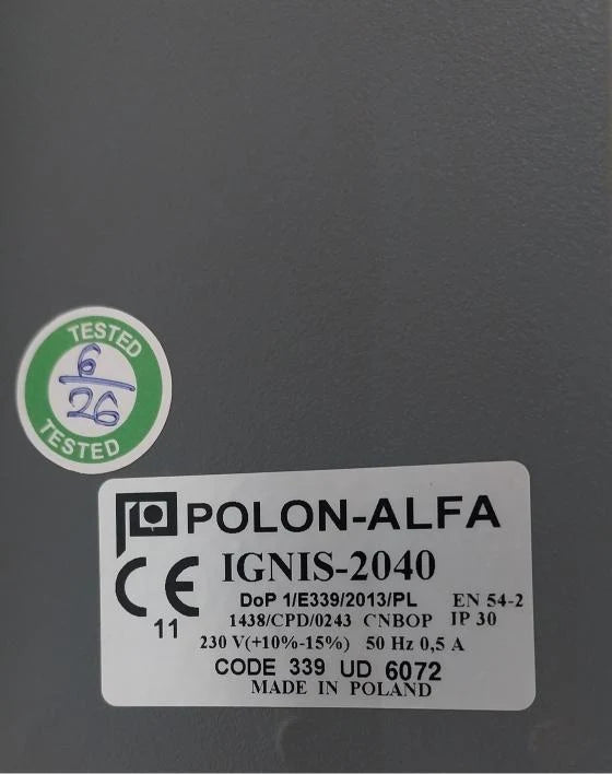 Polon-alfa IGNIS-2040 Dop 1/E339/2013/PL