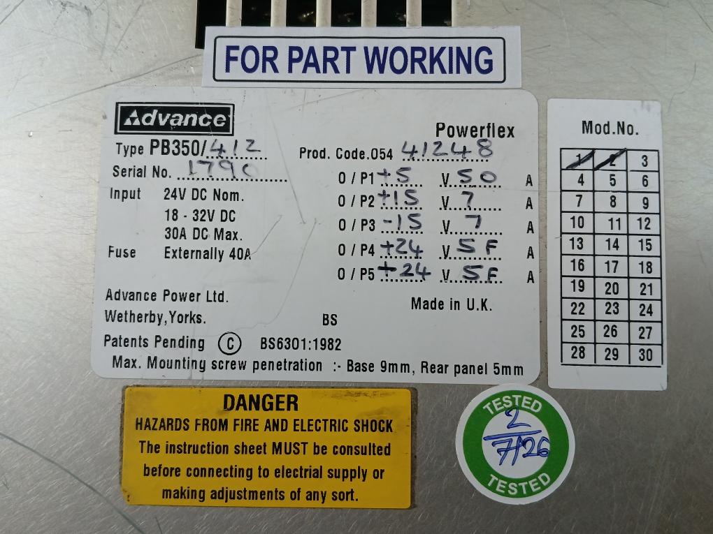 Advance Pb350/412