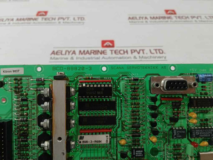 Bcd-89820-3 Pcb Board Scana Servoteknikk