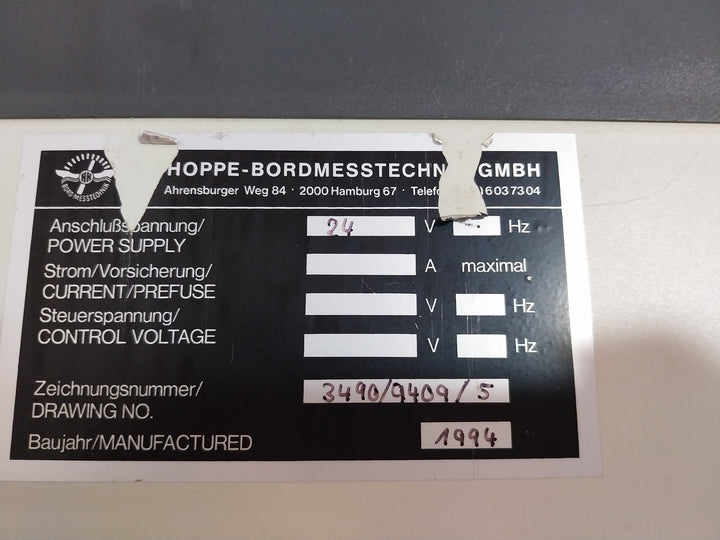Hoppe-bordmesstechnik 3490/9409/5 Emergency Fire Pump 24V