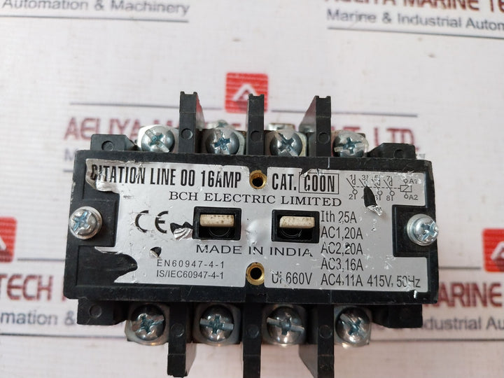 Bch C00N Power Contactor 11A 415V 50Hz 16A