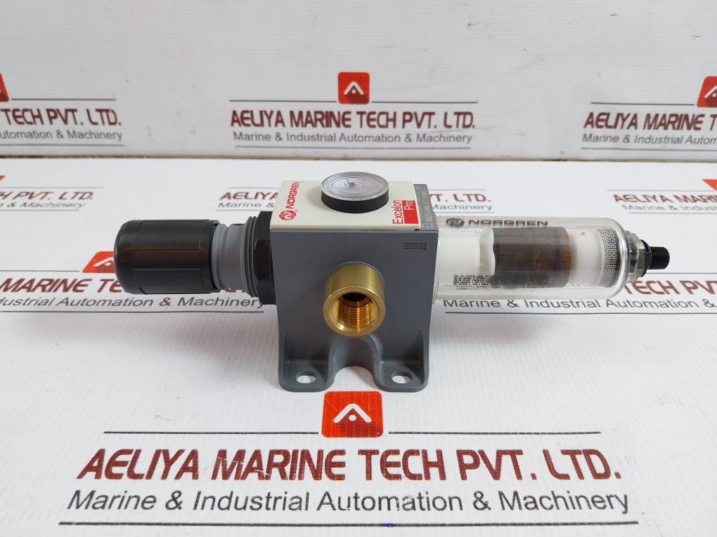 Excelon Pro Pneumatic Filter Regulator 145 Psi 10 Bar Norgren B92G-nnk-at1-rmg