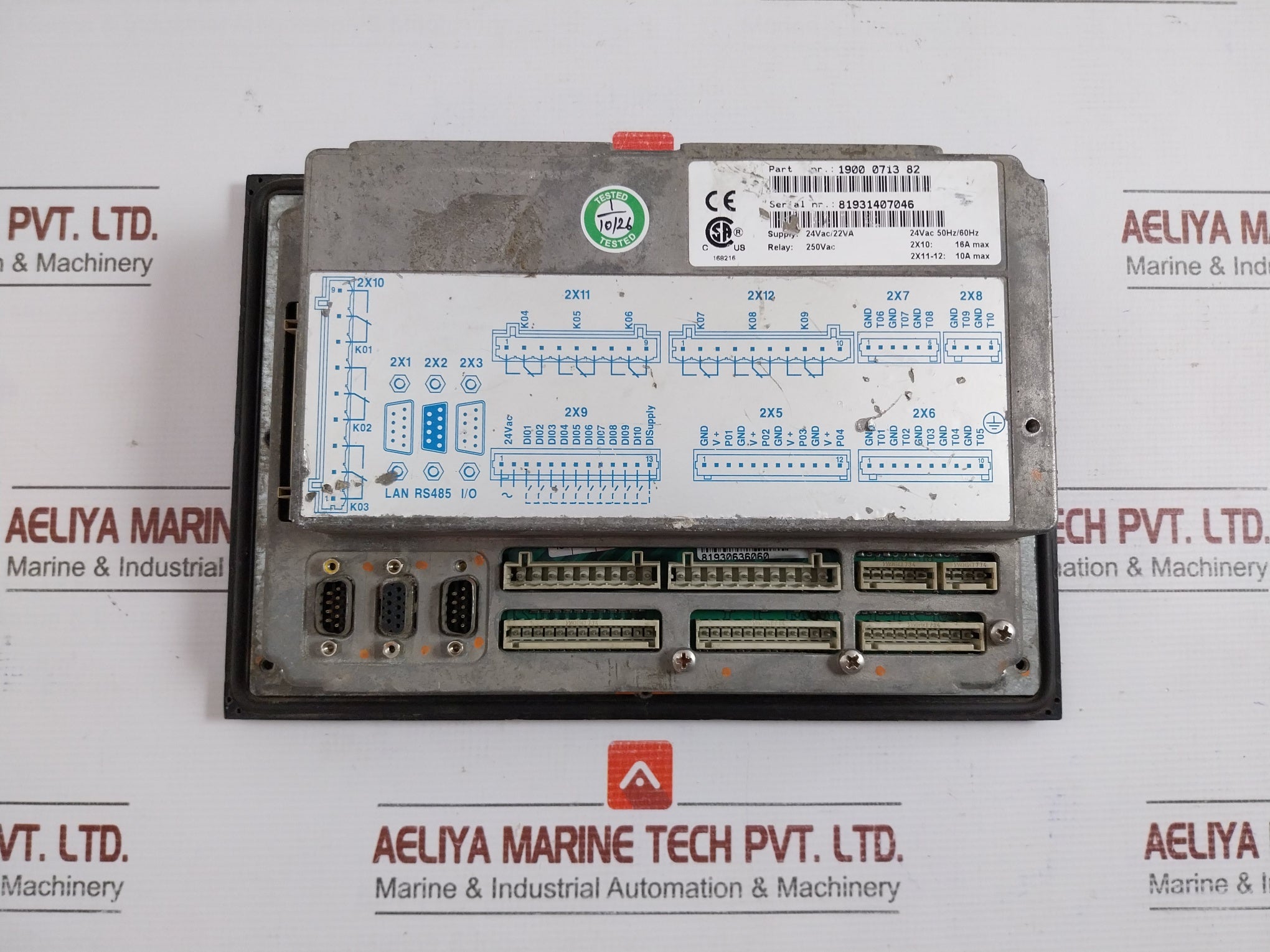 Chicago Pneumatic 1900 0713 82 Compressor Controller 24Vac/22Va Cp-tronic Iii