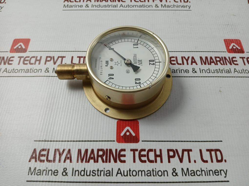 Pressure Gauge B U Daito Keiki 0-0.4 Mpa