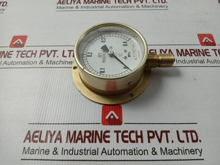 Pressure Gauge B U Daito Keiki 0-0.4 Mpa
