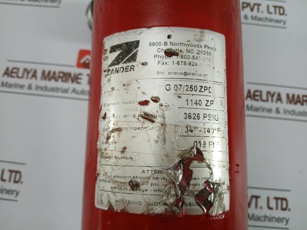 Compressed Air Filter Zander G 07/250 ZPD