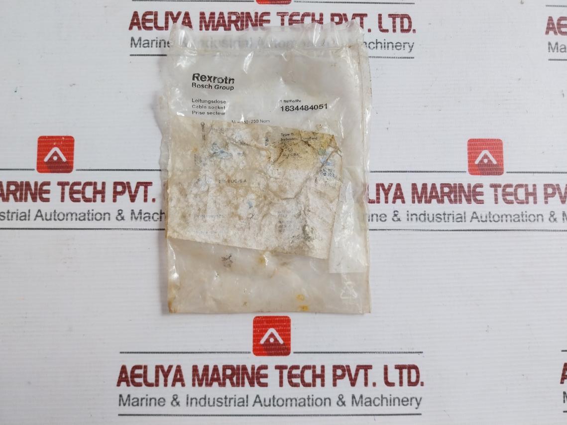 1834484051 Rexroth 230V 6A Cable Socket