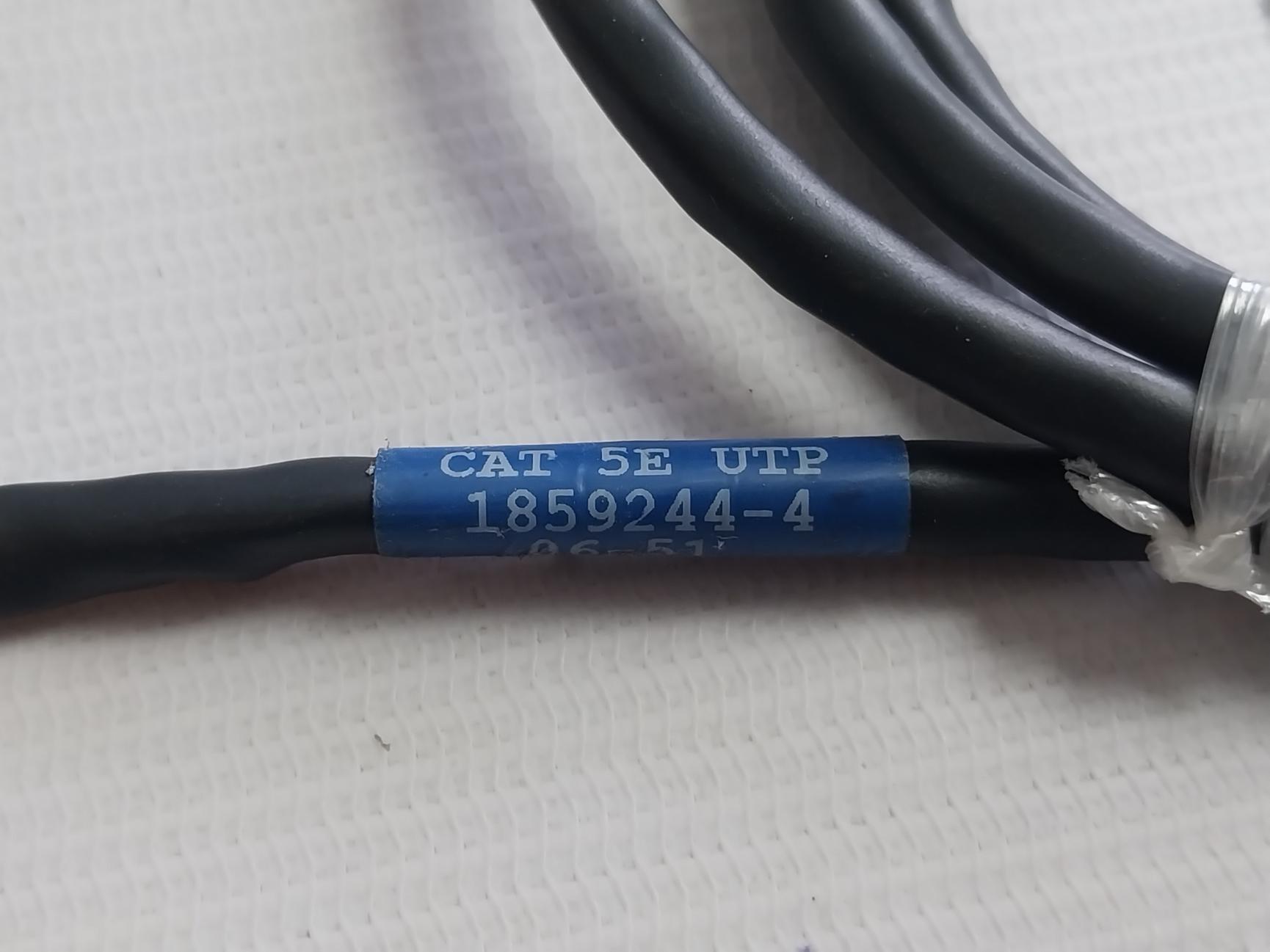 1859244-4 Ethernet Cable Cat 5E Utp