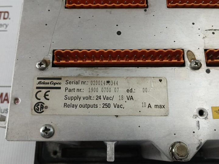 1900 0700 07 Compressor Controller 24Vac/18Va Atlas Copco