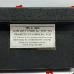 Dive Time Malin 3000 Engine Performance Analyser 951932 230Vac 50Hz 110Ma
