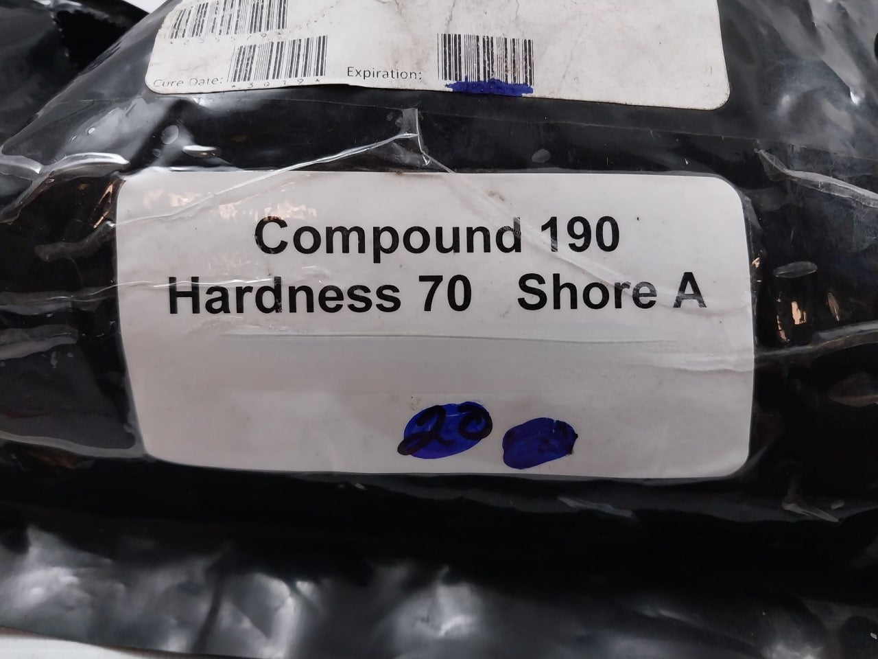 1930710-01 Diaphragm Seal Rev B Hardness 70 Shore A