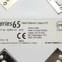 Apollo 55000-121 Apo Series65 Heat Detector