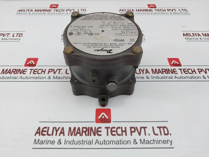 1950-20-2F Dwyer 480 Vac Explosion-proof Differential Pressure Switch