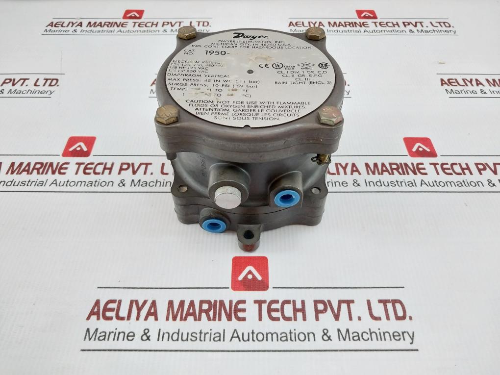 1950-20-2F Dwyer 480 Vac Explosion-proof Differential Pressure Switch