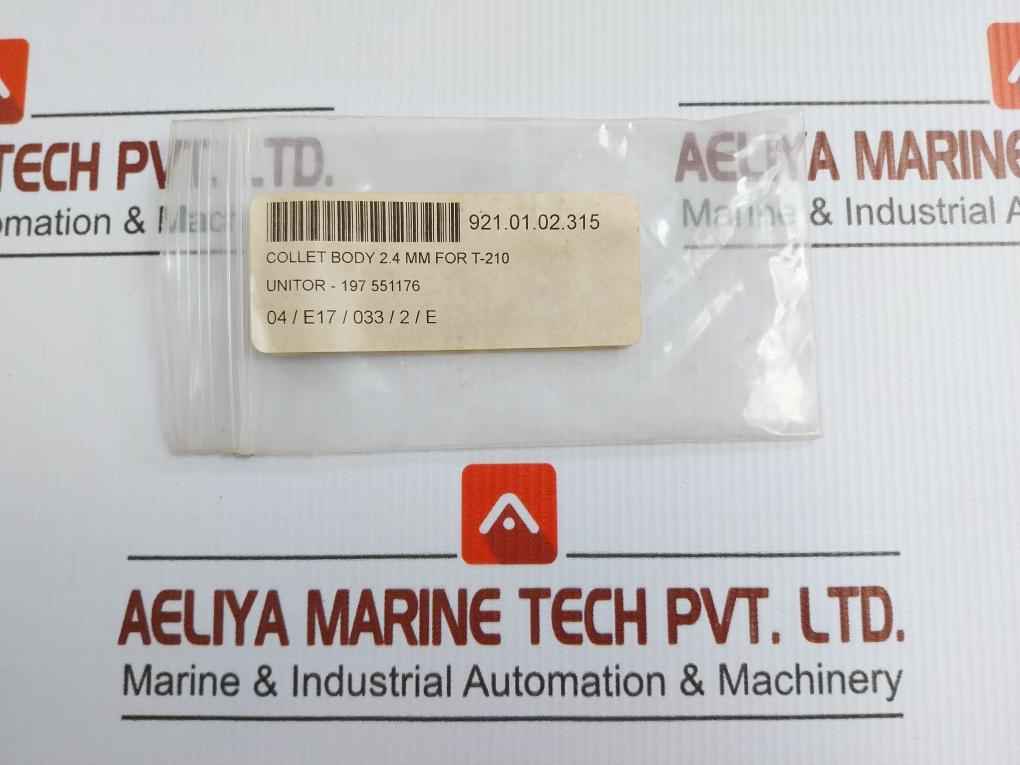 197 551176 Collet Body For Tig Welding Torch 2.4Mm Unitor