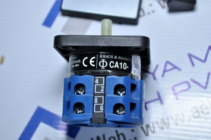 Kraus & Naimer CA10-1-A221,600E Pole Switch Panel Mounted Module