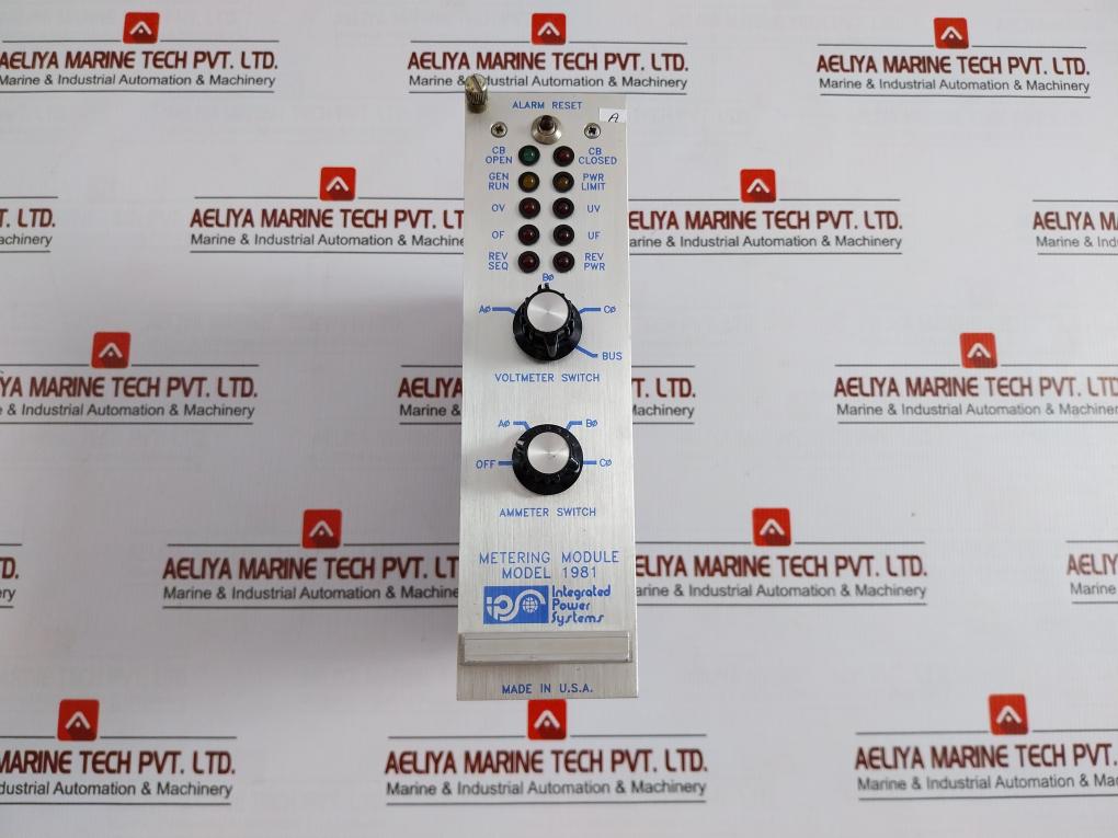 1981 Rack Module 9603, Io16-009603, 1026, 017-002641 Integrated Power Systems