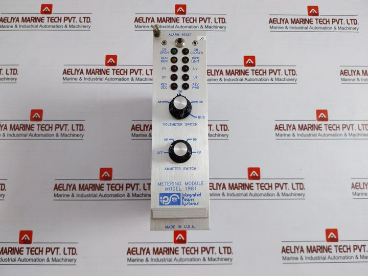 1981 Rack Module 9603, Io16-009603, 1026, 017-002641 Integrated Power Systems