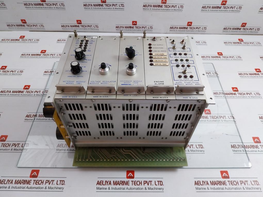 1981 Rack Module 9603, Io16-009603, 1026, 017-002641 Integrated Power Systems