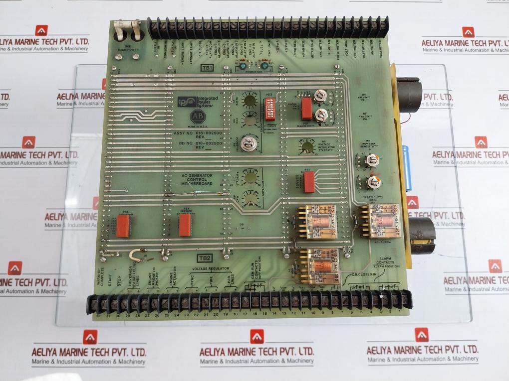 1981 Rack Module 9603, Io16-009603, 1026, 017-002641 Integrated Power Systems