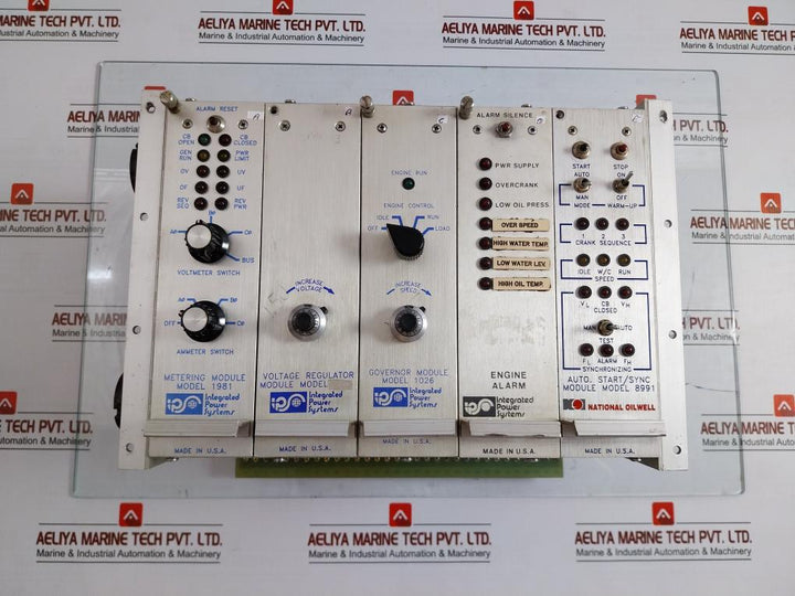 1981 Rack Module 9603, Io16-009603, 1026, 017-002641 Integrated Power Systems