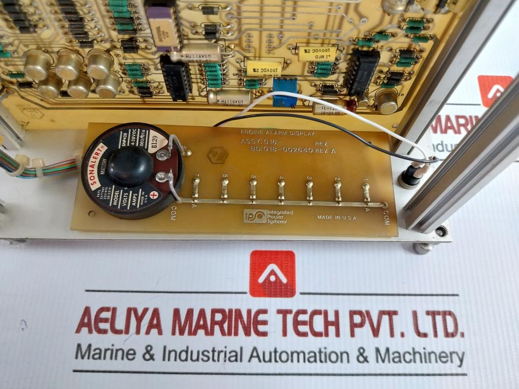 1981 Rack Module 9603, Io16-009603, 1026, 017-002641 Integrated Power Systems