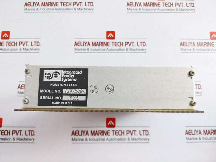 1981 Rack Module 9603, Io16-009603, 1026, 017-002641 Integrated Power Systems