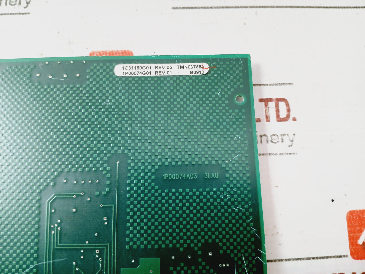 1P00074G 3Lau Printed Circuit Board Rev 05 1P00074A03 Tmn007484