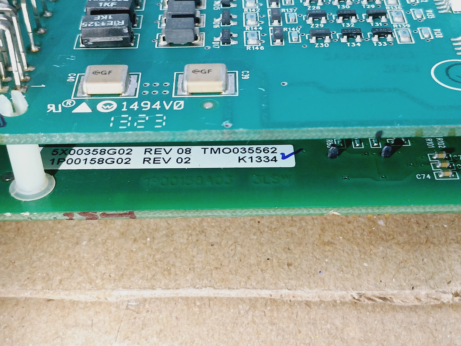 1P00158A03 3Lsw Printed Circuit Board Rev 08 5X00358G02 3A99261G