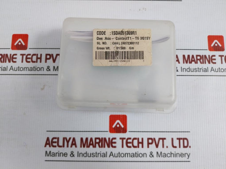 1Sda051369R1 Changeover Auxiliary Contact F/ Mccb 250Vac/Dc Abb