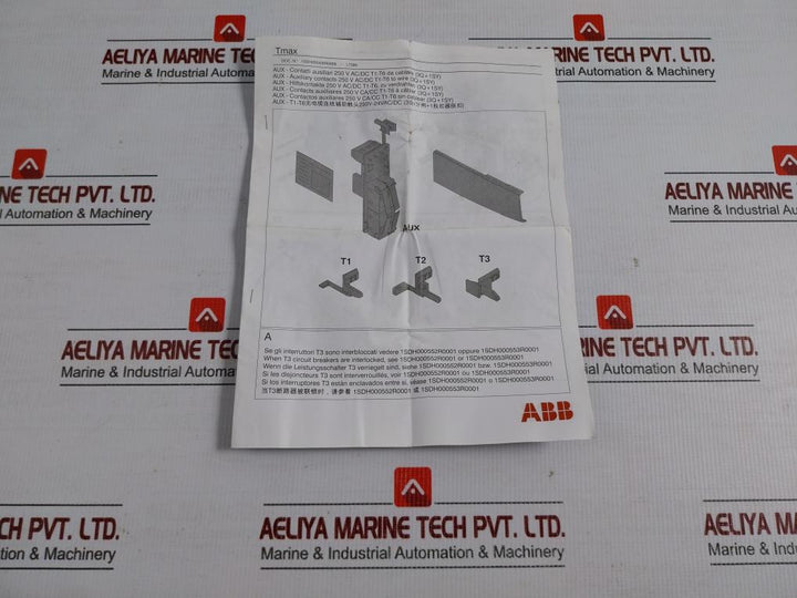 1Sda051369R1 Changeover Auxiliary Contact F/ Mccb 250Vac/Dc Abb