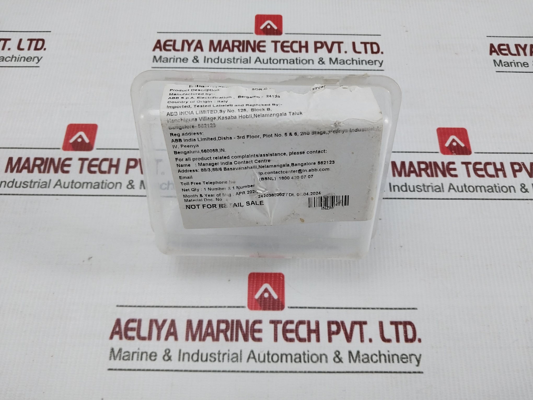 1Sda066331R1 Abb Shunt Opening Release Wired 110-127V/50-60Hz