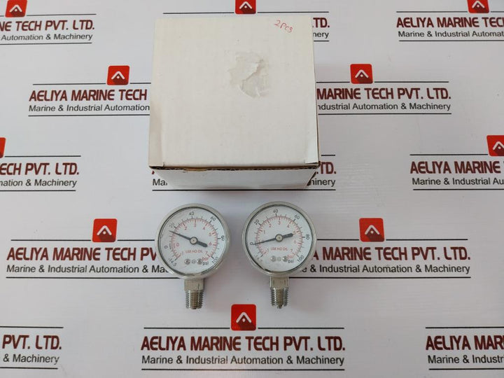 '-1 To 7 Bar / -14.5 To 100 Psi Pressure Measurement Analog Meter