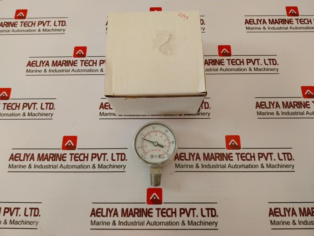 -1 To 7 Bar / -14.5 To 100 Psi Pressure Measurement Analog Meter