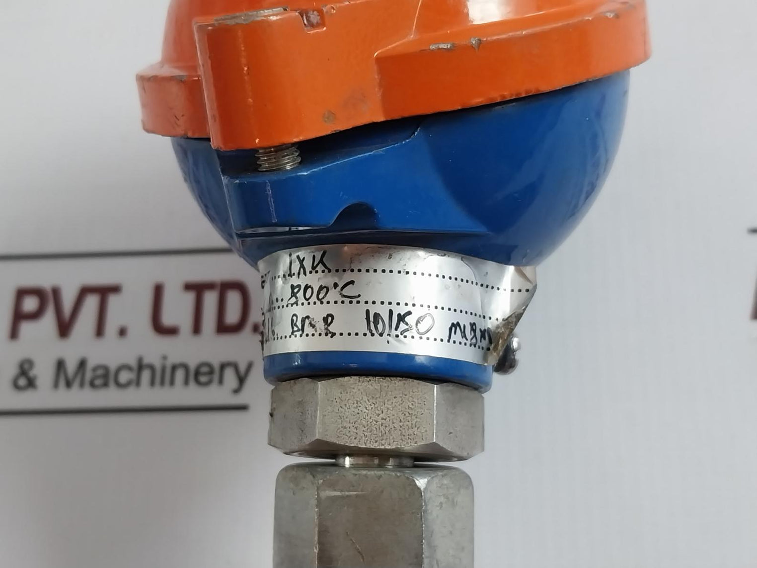 1Xk 0…800°C Celsius Temperature Sensor With Terminal Head For Machine 130 Mm