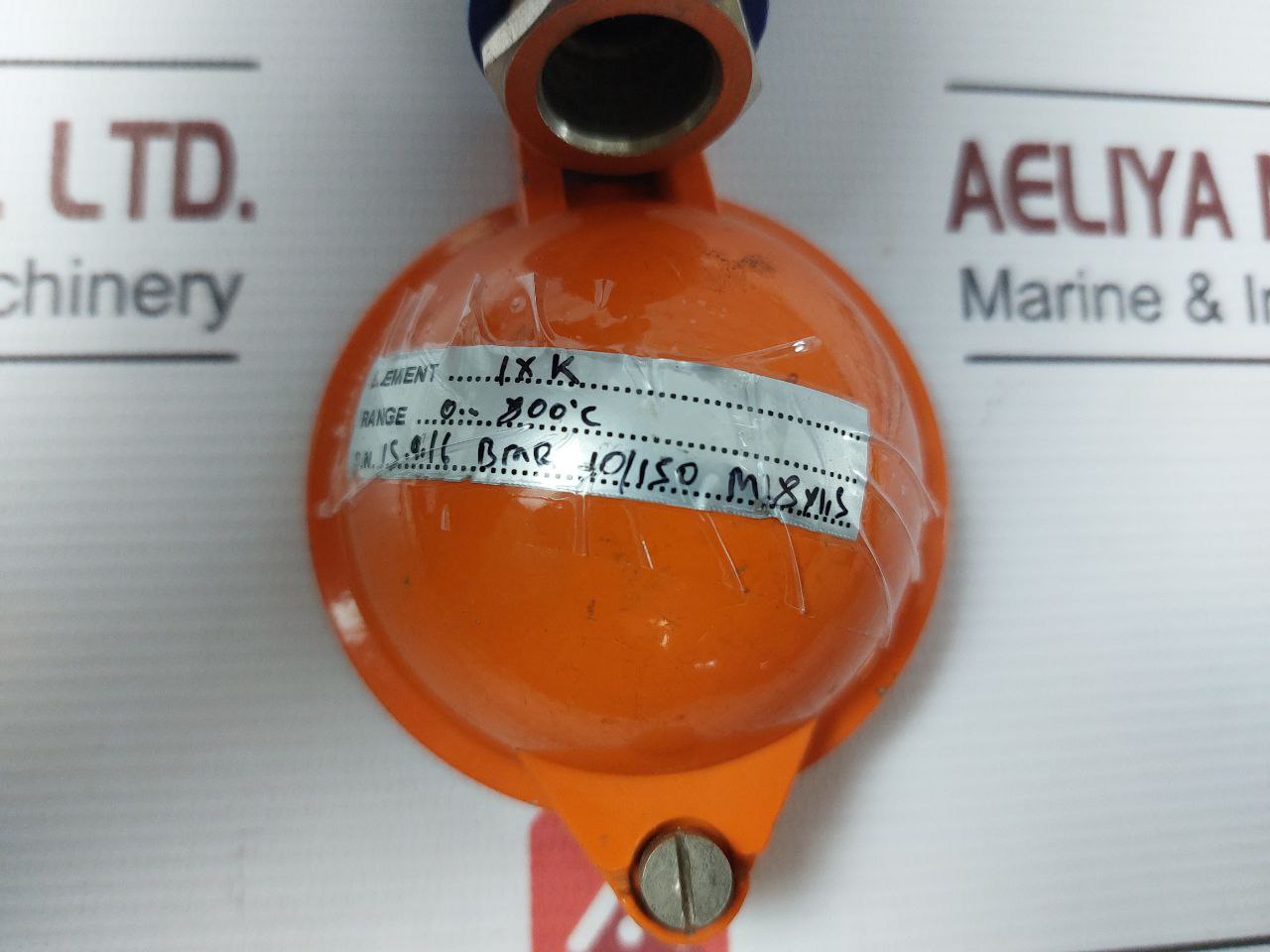 1Xk 0…800°C Celsius Temperature Sensor With Terminal Head For Machine 130 Mm