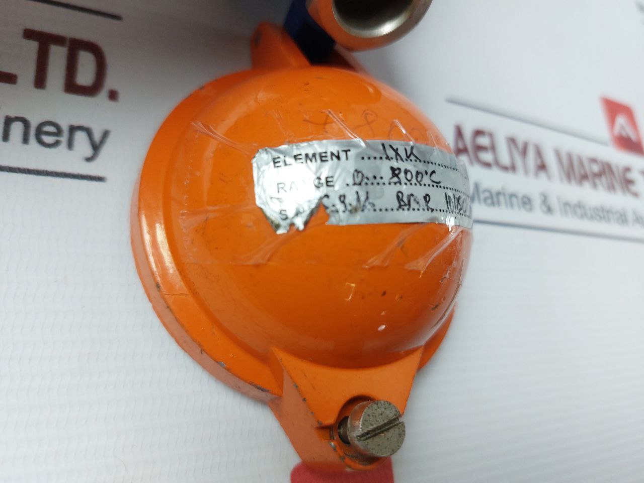 1Xk 0…800°C Celsius Temperature Sensor With Terminal Head For Machine 130 Mm