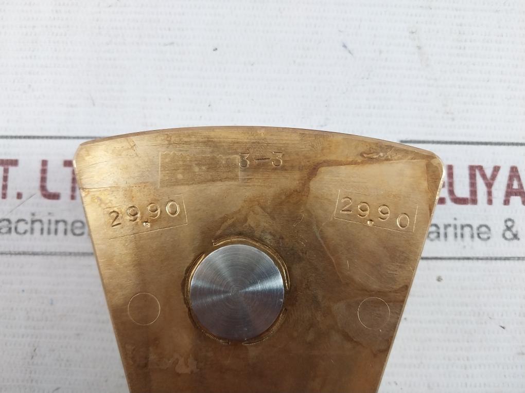 1,5 Pad, Lpt Thrust Bearing Set 411-100.008 3-3 29.90 3-0 29.55 ( 1 Set = 10 Pcs )