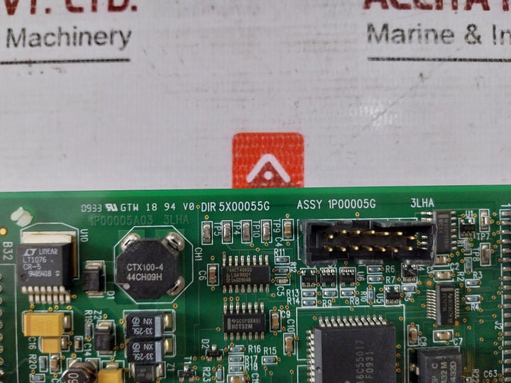 1p00033g 1p00033a06 Printed Circuit Board Dir 5x00056g Gtw18 94v0 Rev:05
