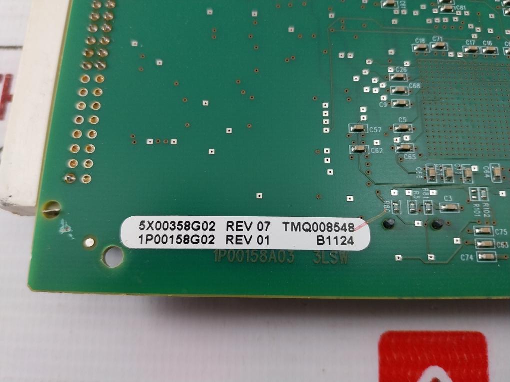1p00158a03 3lsw Printed Circuit Board Kcl-8-94v-0 Rev: 09 Tmn061615 Rev: 01