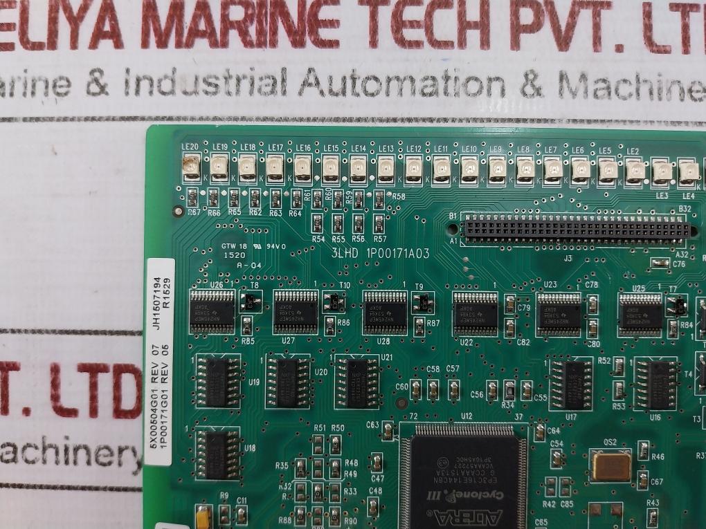 1p00171a03 5x00504g01 Printed Circuit Board Rev 07 1p00171g01 94v-0